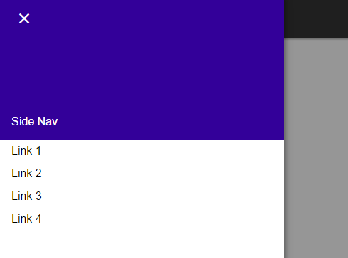 Android Style Side Navigation In Pure JavaScript | CSS Script