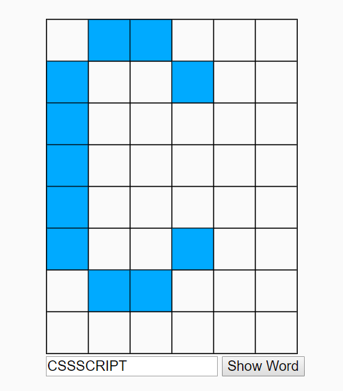 LED Matrix Display With Scrolling Text | CSS Script