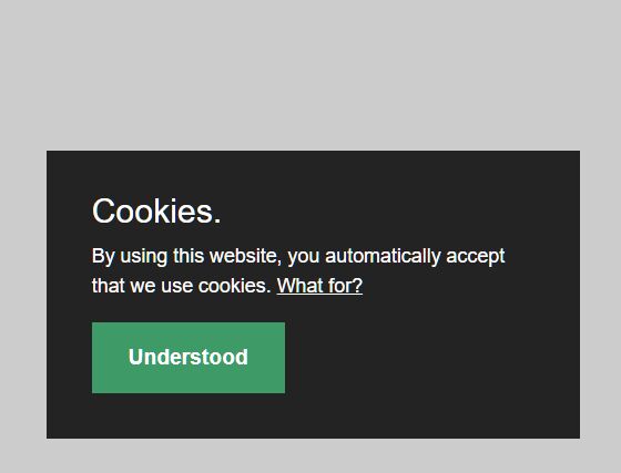 Minimal Cookie Consent Popup In JavaScript - PureCookie | CSS Script
