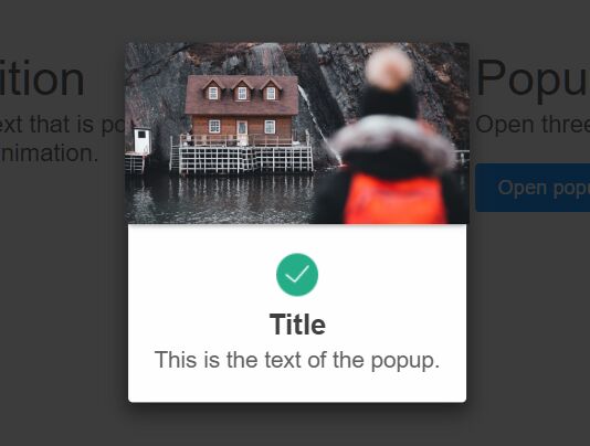 Simple Clean Popup Box In Vanilla JavaScript – Creativa
