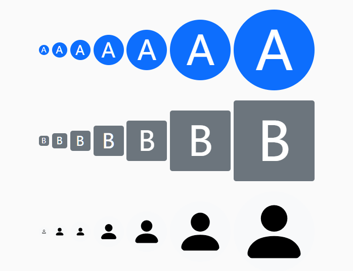 Avatar classes to extend Bootstrap 5