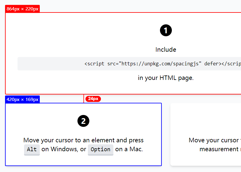 Check The Spacing Between Elements Using The Spacing.js Library | CSS ...
