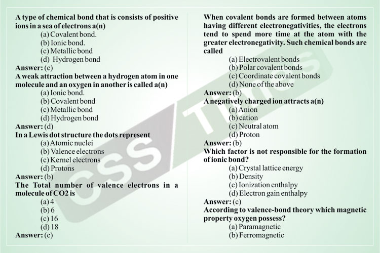 Atomic Structure Mcqs Set Ii General Science And Ability Solved Mcqs