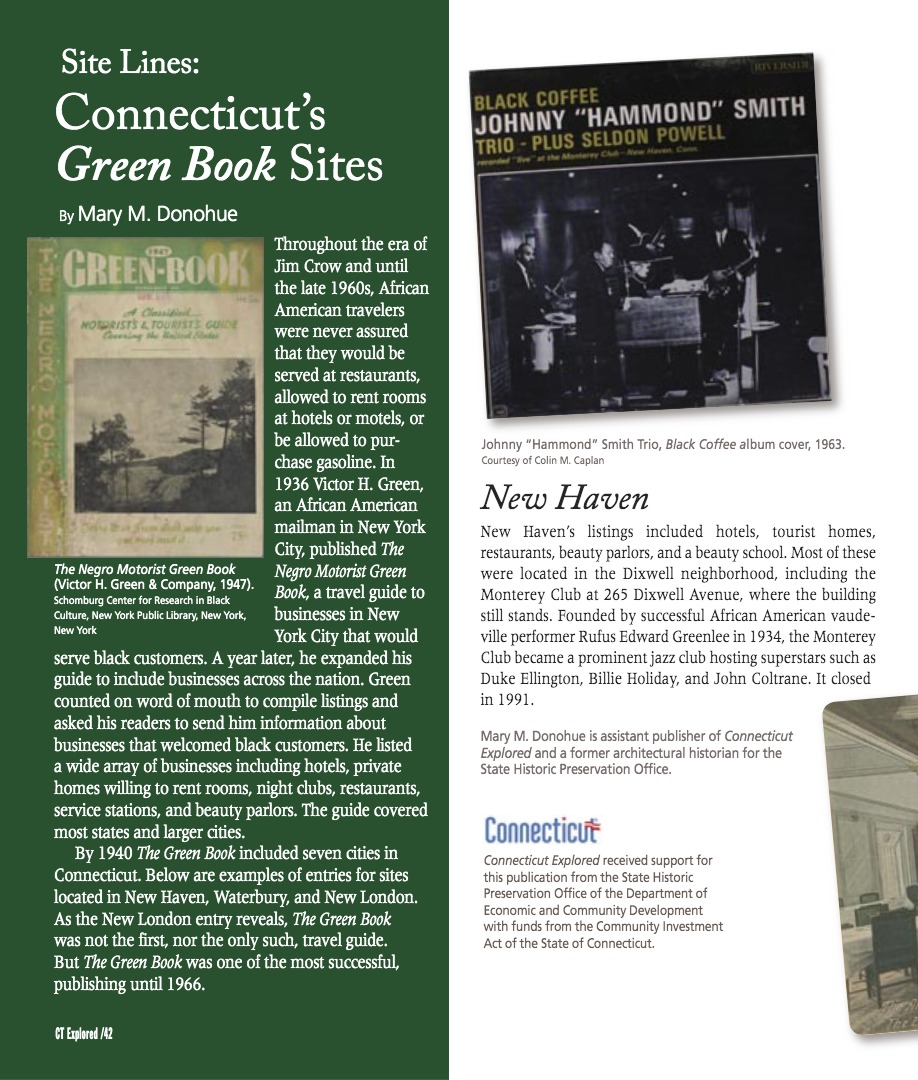 Goodwin, new london landmarks, new london office of development and planning (odp), and new london city council economic development … Connecticut S Green Book Sites Connecticut Explored