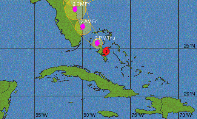 Matthew recobra fuerza y sus bandas exteriores se aproximan a Florida