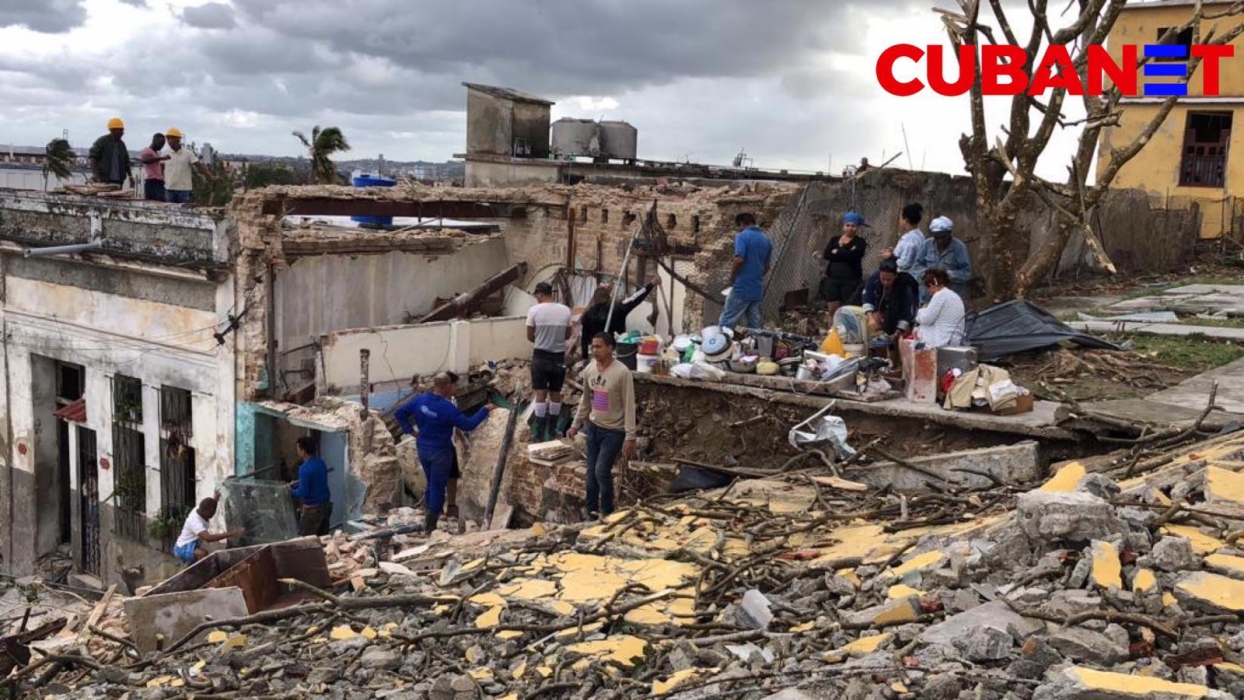 cuba tornado derrumbes