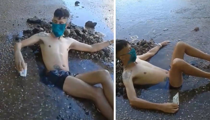 Joven, Jacuzzi, Bache, Cuba