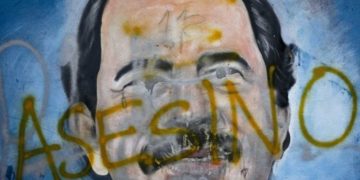 Mural de Daniel Ortega en Managua