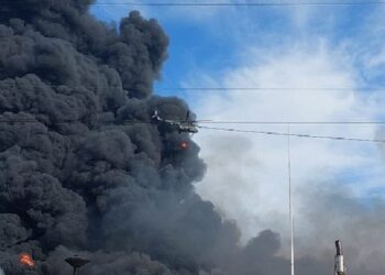 incendio, matanzas, tanque