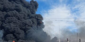 incendio, matanzas, tanque