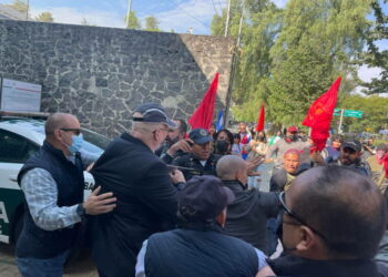 Turbas castristas, activistas, México