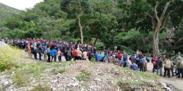 Migrantes detenidos en México