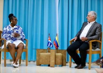 Francia Márquez y Miguel Díaz-Canel, Vicepresidenta, Colombia, Cuba