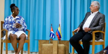 Francia Márquez y Miguel Díaz-Canel, Vicepresidenta, Colombia, Cuba