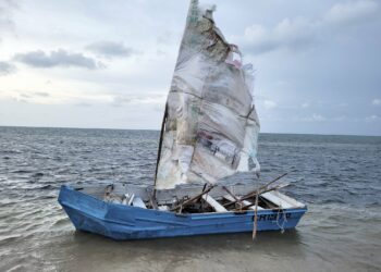 Ocho  balseros cubanos llegaron esta mañana a la Florida