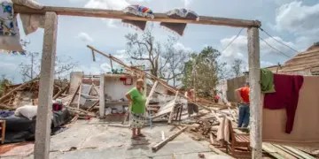 Una vivienda destruida por el huracán Ian en San Luis, Pinar del Río, Cuba