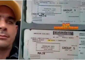 Uno de los migrantes varados en Cuba