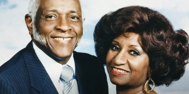 Pedro Knight y Celia Cruz