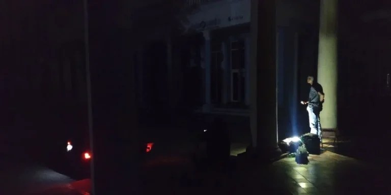 Apagón en la ciudad de Holguín