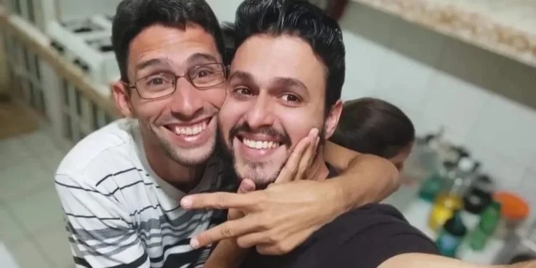 Los hermanos Nadir y Jorge Martín Perdomo