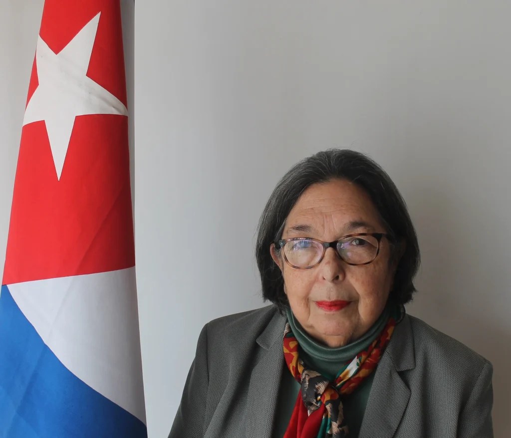Maura Isabel Juampere Pérez, esposa del embajador y consejera de la Embajada de Cuba en Perú