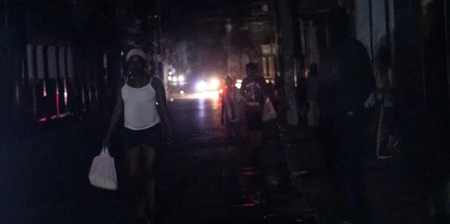 Un apagón en La Habana