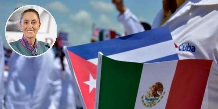 Claudia Sheinbaum, Médicos cubanos, México
