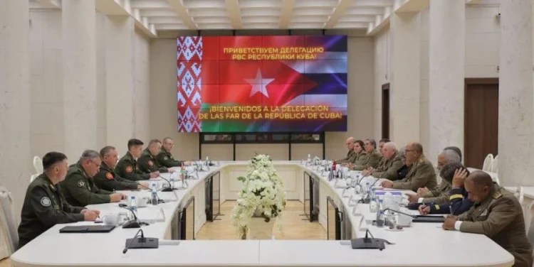 Encuentro entre altos oficiales de las FAR y el del Ministerio de Defensa bielorruso, este martes