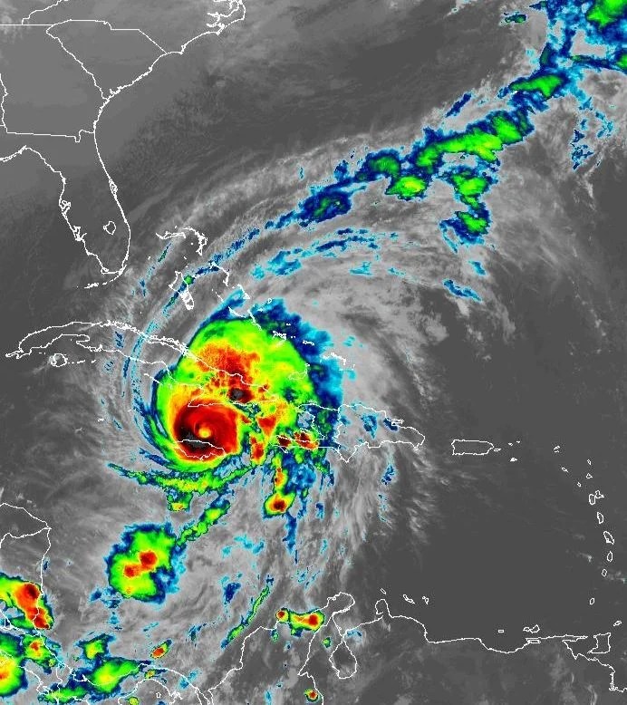 Melissa a las 8:00 p.m. de este martes