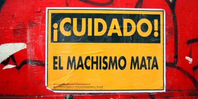 Un cartel contra la violencia machista