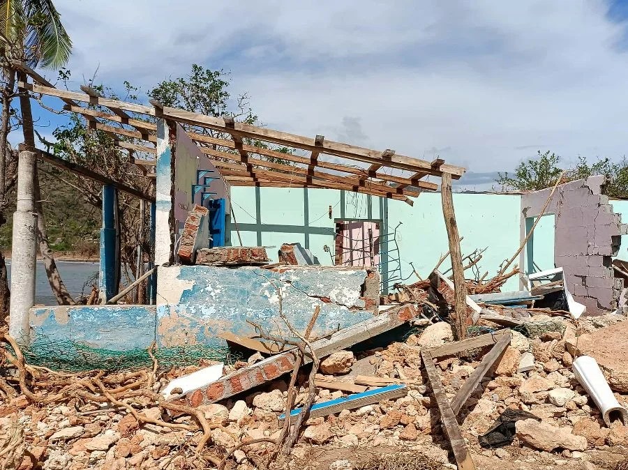 La vivienda de la pareja de ancianos, en ruinas