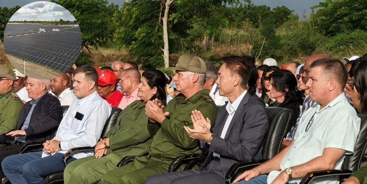 Cuba, China, parques solares, crisis energética