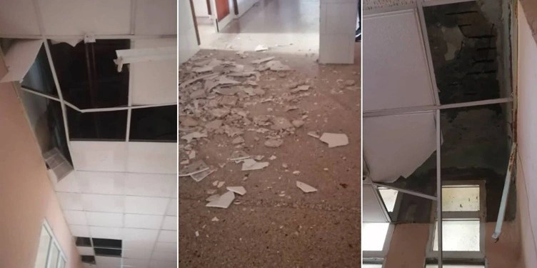 Hospital Calixto García, derrumbe, Cuba