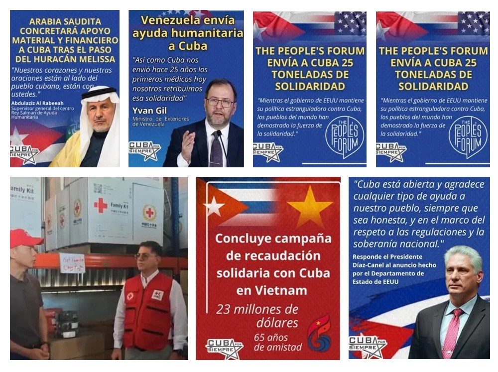 Especial ayuda humanitaria huracán Melissa