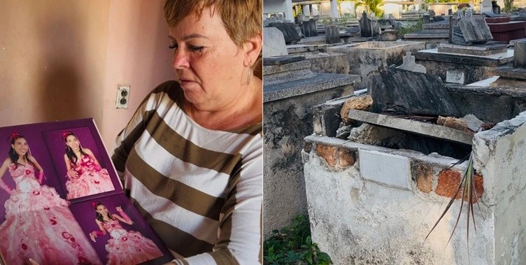 madre cubana, profanación de tumbas, cementerio