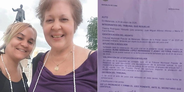 Alina Bárbara, Jenny Pantoja, juicio, Cuba
