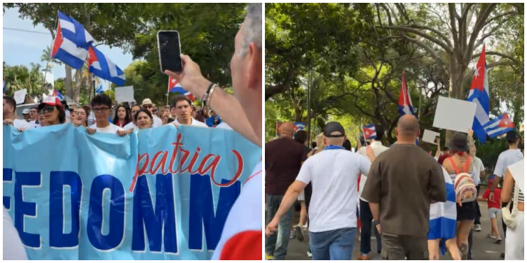 Marcha en Miami por el quinto aniversario del 11J