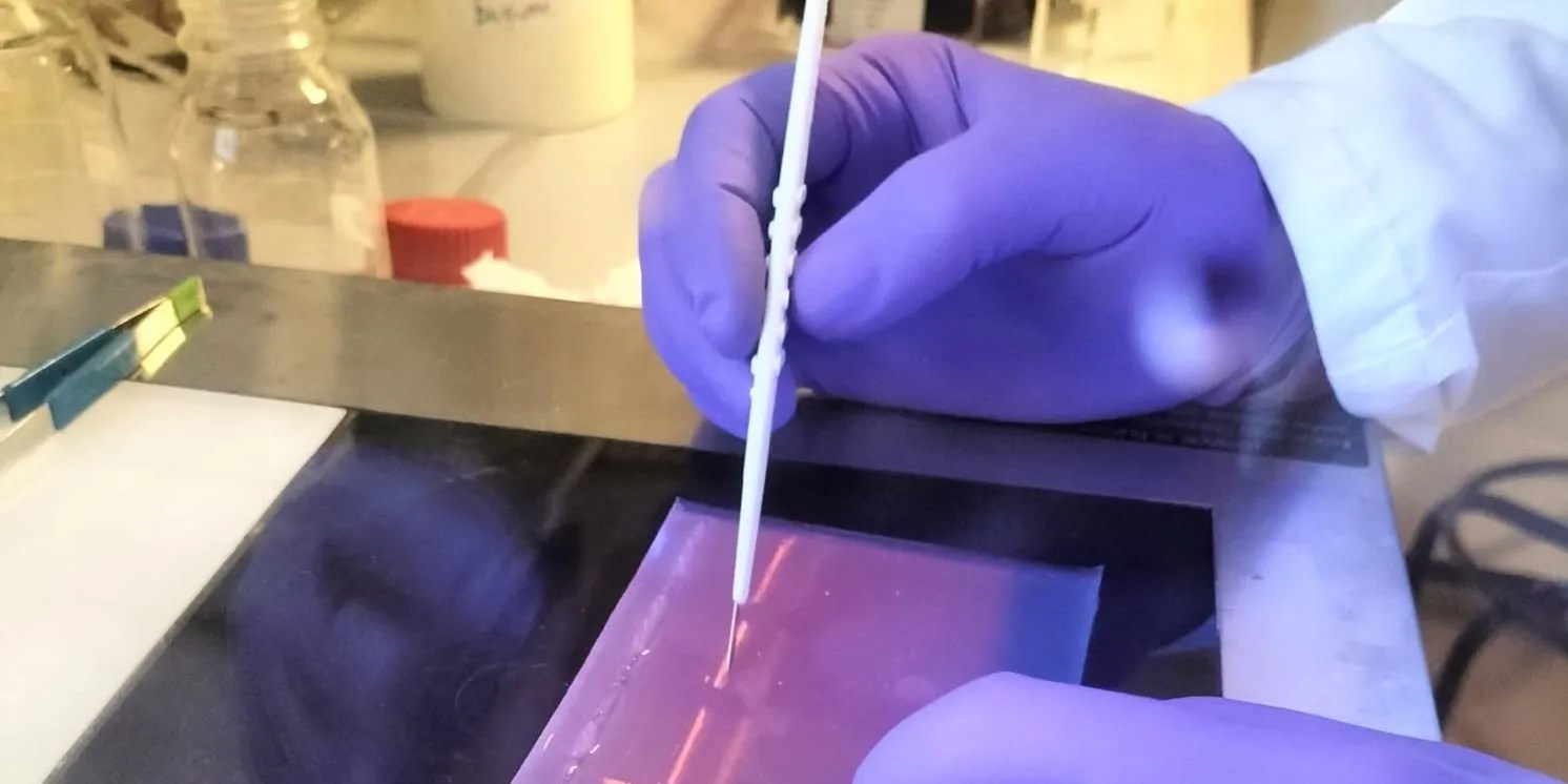 Pruebas en laboratorio científico