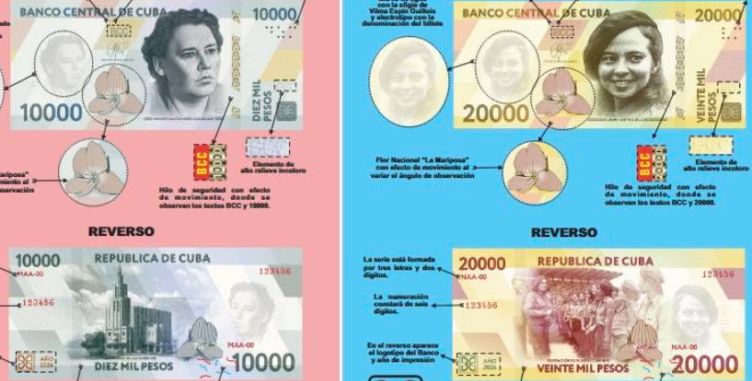 Cuba, billetes, inflación, BCC