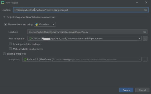 Step By Step Guide To Install And Setup Django Project In Pycharm Cyberithub