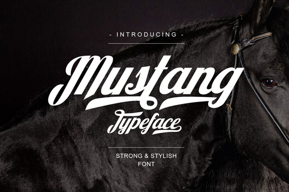 Mustang Script Font Free Download - Dafont Free