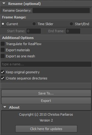 Objs Exporter 2 0 2 Maya Script Daniele Olivieri