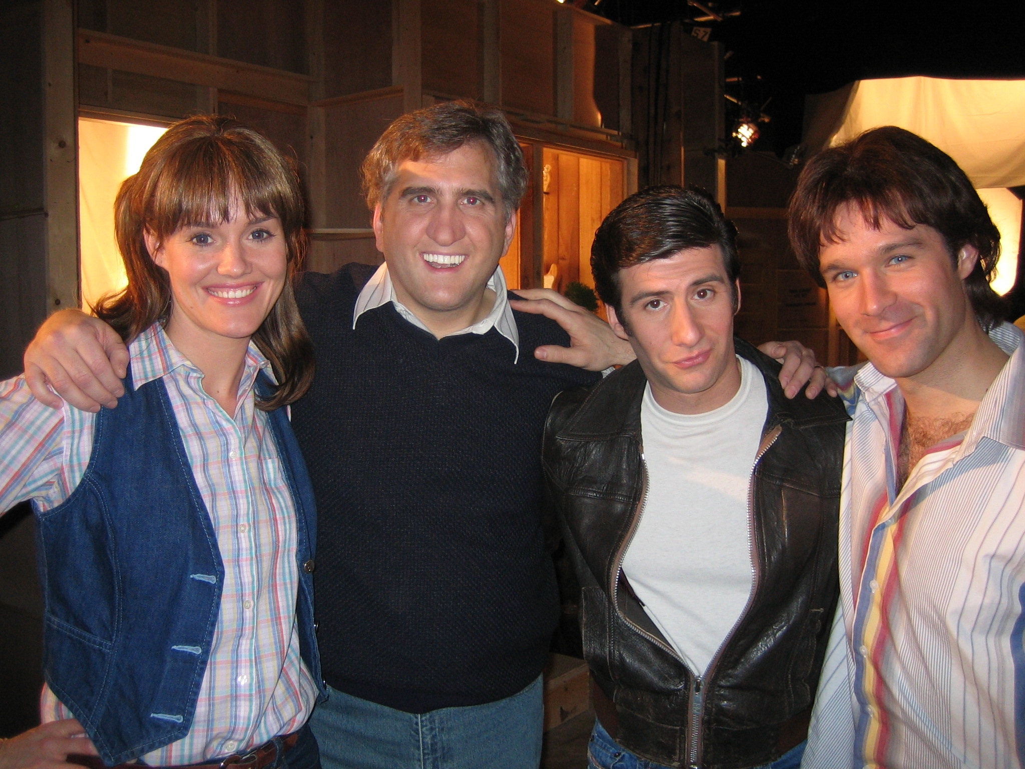 He met his wife, actress becki newton, in a subway station in new york city. www.DanielRoebuck.com