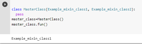 Python Mixin : How to do implementation of it step by step