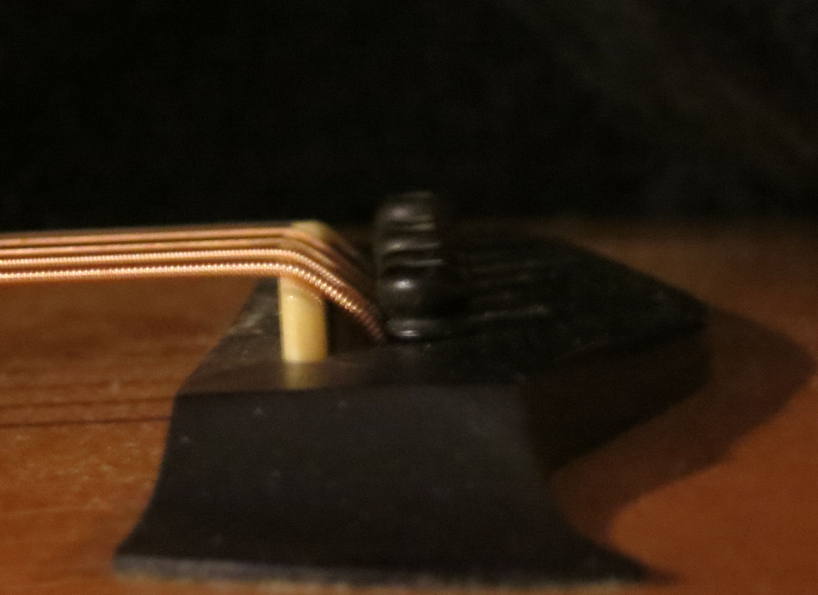 If the bridge is pulling up or creeping forward, the scale length could be . Saddle break angle - how much is too much? - The Acoustic