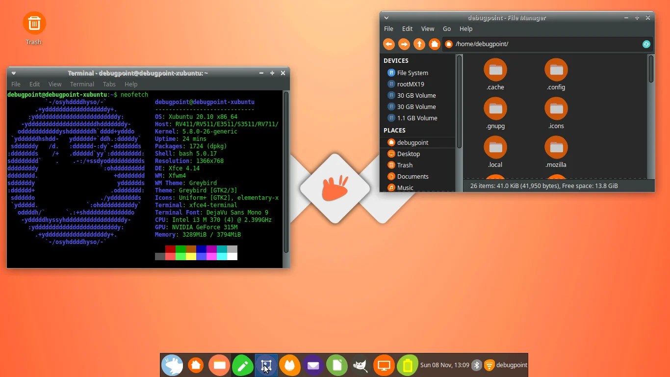 You can use keyboard shortcuts to change modes, navigate among records and fields, enter values in records and fields, and format and edit text. Customize Xfce Desktop for Modern Look and Productivity