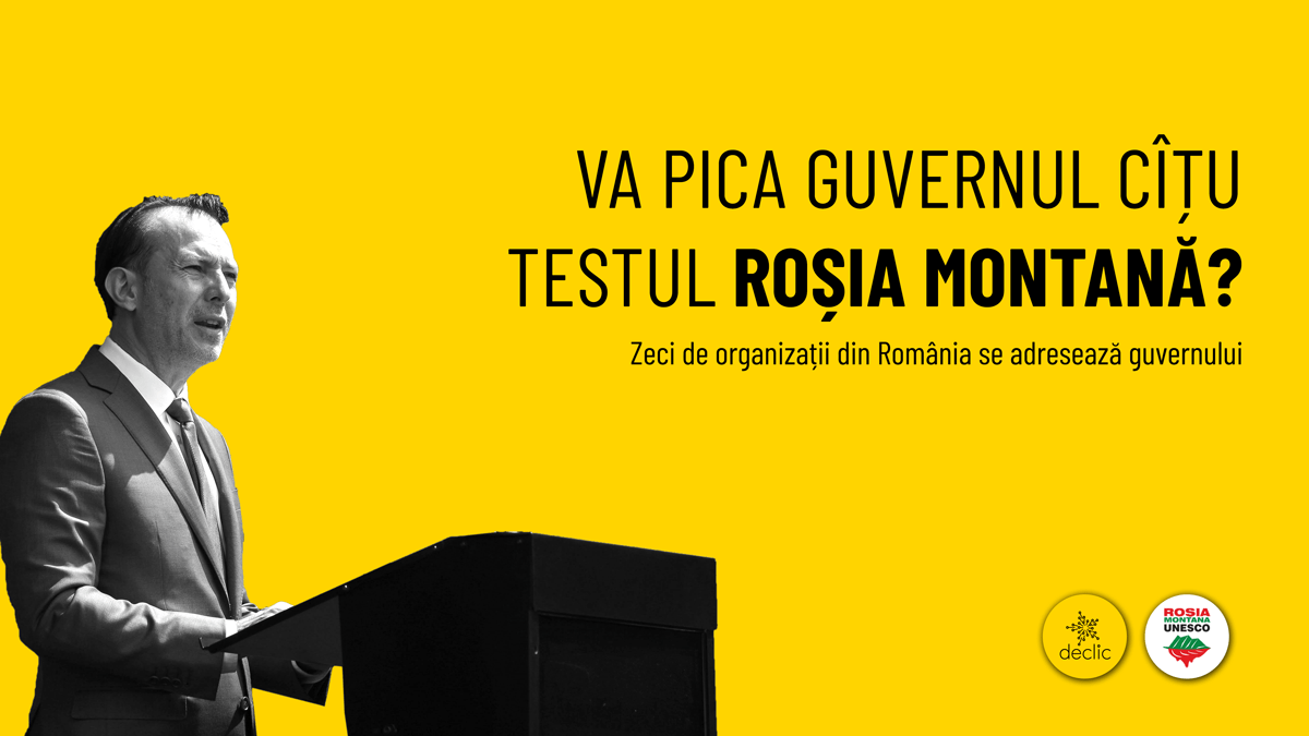 Va Pica Guvernul CiÈu Testul RoÈia MontanÄ Declic Societatea CivilÄ In AcÈiune