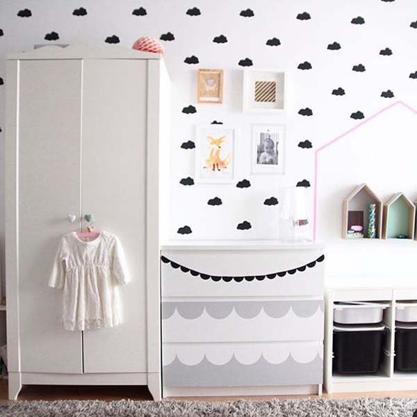 The super easy and lovely way to quickly update ikea furniture. Nuevos Hacks de Ikea para el cuarto infantil | DecoPeques