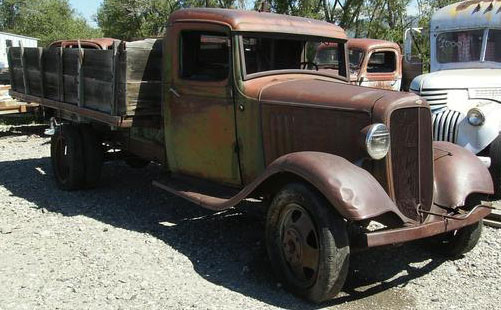 Ford's attitude towards smaller pickup trucks. 1935 Chevrolet 1 1/2 To 2 Ton Stakebed Farm Truck For Sale