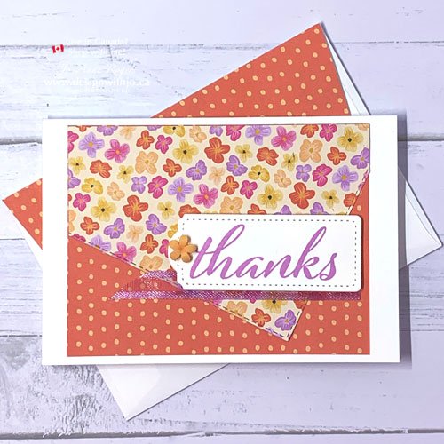 Simple Card Making with Patterned Paper | CASE the Cattie - Design With Jo